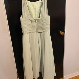 Azazie Adriana Bridesmaid Dress Sage Green NWT